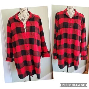 Woolrich Diamond Embroidered Buffalo Check Cotton Flannel Shirt